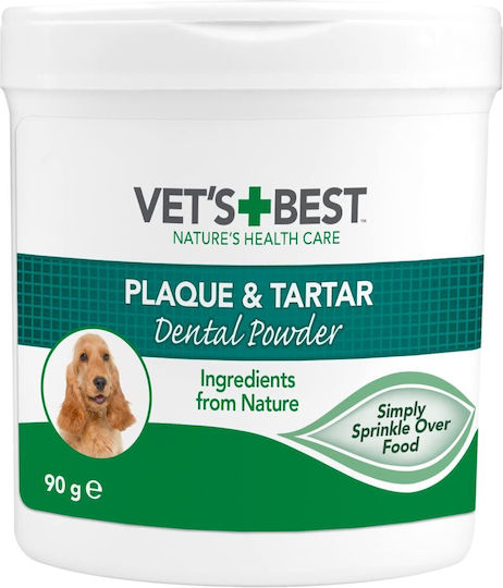 Vet's Best Dental Powder Dog Dental Powder for Small Breeds 90gr
