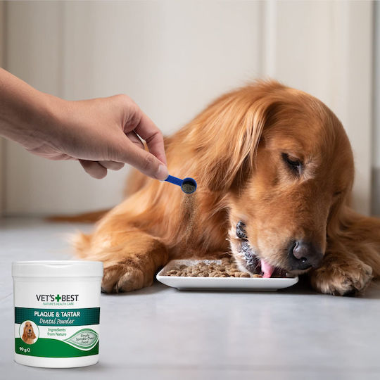 Vet's Best Dental Powder Dog Dental Powder for Small Breeds 90gr