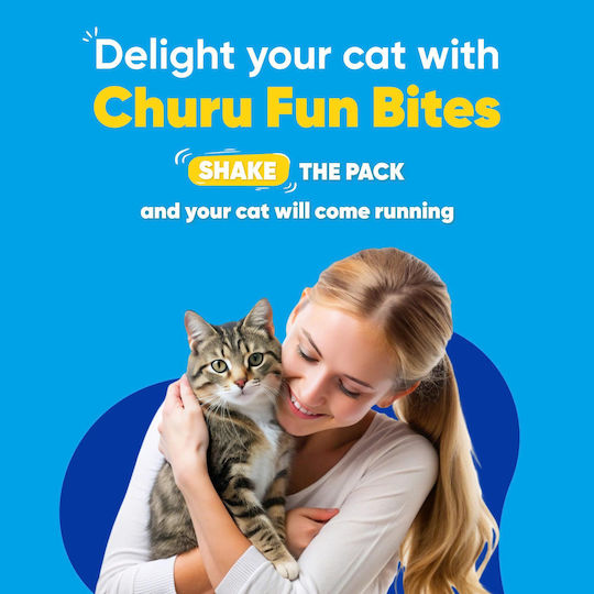 Churu Cat Fun Bites Chicken Pumpkin 8 Pcs Pet Supplies