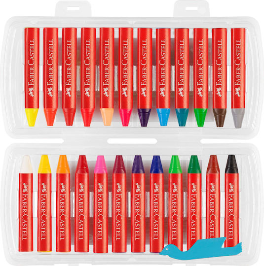 Faber-Castell Jumbo Crayons Set 24 Colours