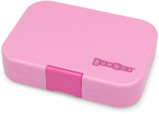 Yumbox Original Plastic Kids' Food Container Unicorns Pink