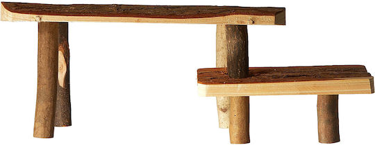 Trixie Accessories for Cages for Guinea pig / Rabbit Shelter with Ladder 37x28x17cm.