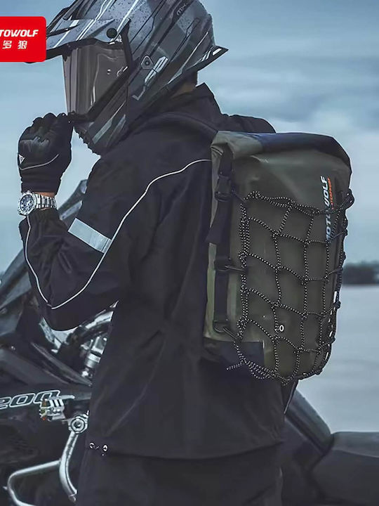 Motowolf Reitrucksack Schwarz 30Es