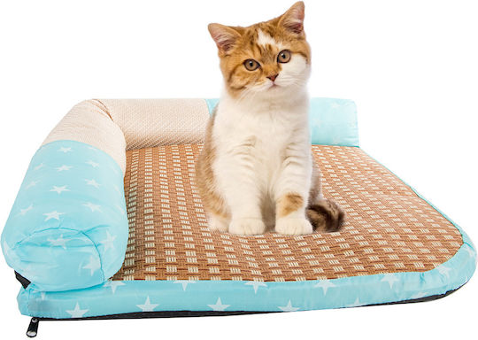 Fluffy Cat Bed with Scratching Pad 65x55cm For All Cats