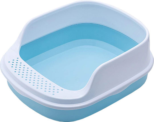 Cat Litter Box Light Blue L48 x W38 x H19cm