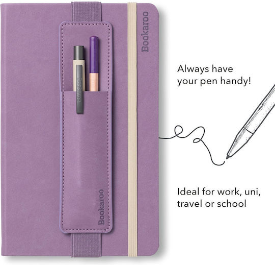 IF Leather Pen Holder Suitable for 2 Pens Purple
