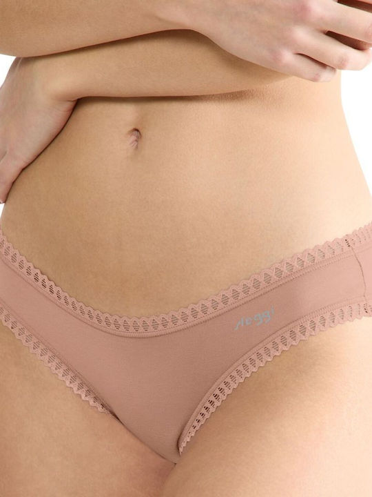 Βαμβακερά Women's Slip 3Pack Chocolate