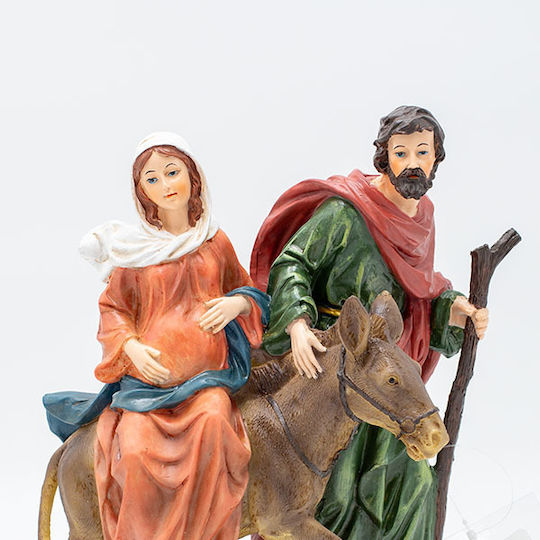 Fatni Weihnachtliche Keramisch Figur Krippe Höhe 25cm