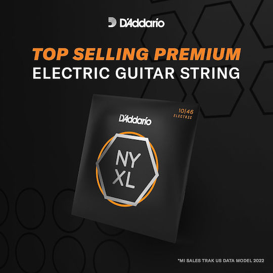 Daddario NYXL Set of Steel Electric Guitar Strings 12 - 54 Inches Heavy