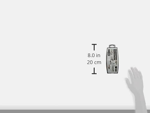 Herlitz Διαβήτης 8710105 Σετ 7τεμ Μαύρο Blister