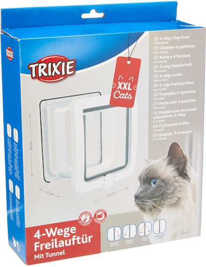 Trixie Door Dog & Cat in White Color 24 x x 28cm