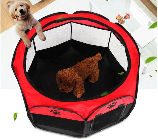 Foldable Park Dog in Yellow Color 80 x 80 x 60cm