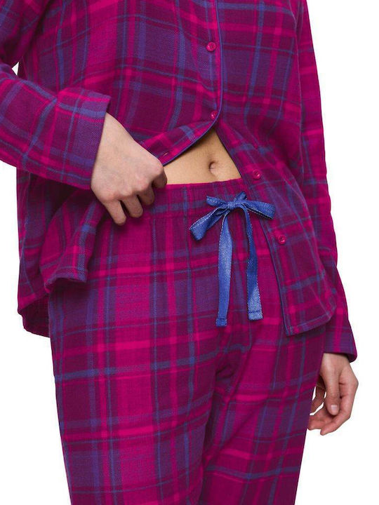 Triumph Winter Women's Pyjama Set Red Boyfriend Pw 01 X