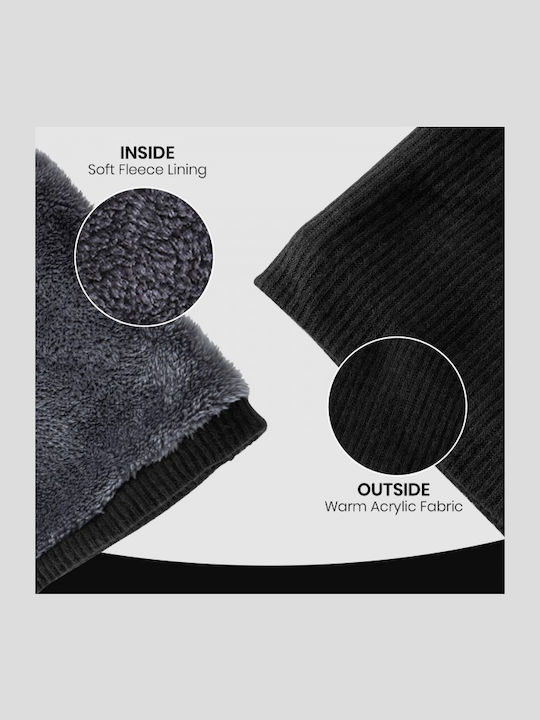 Women's Knitted Neck Warmer Black