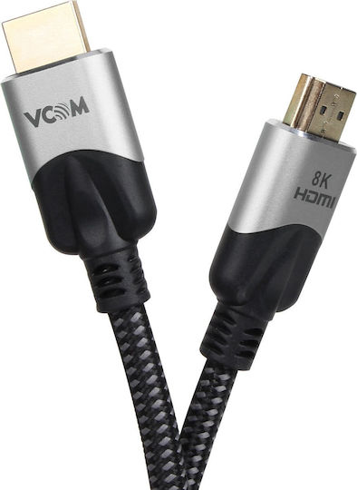 Vcom Cg865-3m Cable Hdmi M To Hdmi M 1.5m 8k@60hz Hdr Black