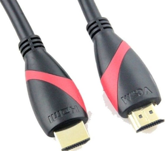 Cablu Vcom Cg525 HDMI M la HDMI M 5m Negru V1.4 Conectori placati cu aur