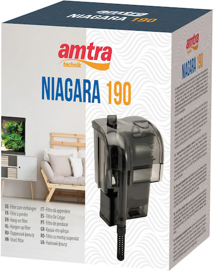 Amtra Niagara Extern Aquarium Filter für Aquarien mit einer Kapazität von bis zu 25Es und einer Leistung von 190lt/h