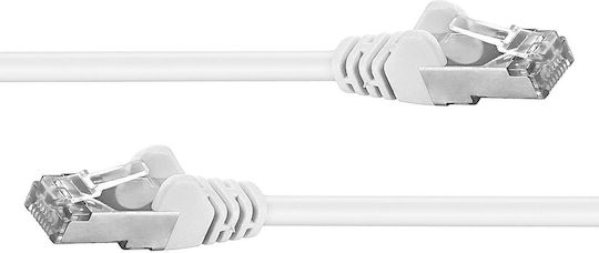 PremiumCord SF/UTP Cat.6a Ethernet Network Cable 5m White