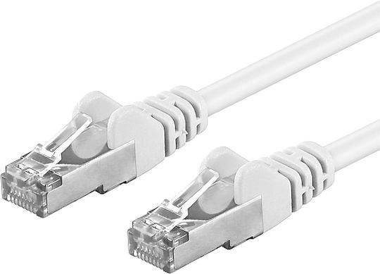 PremiumCord SF/UTP Cat.6a Ethernet Network Cable 5m White