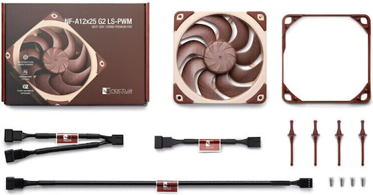 Noctua G2 LS-PWM 12 X Case Fan 120mm Without LED Lighting Brown