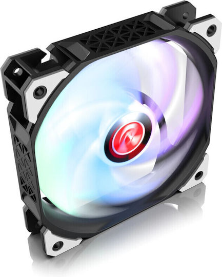 Raijintek Ageras 12 Case Fan 120mm (2200rpm / 67.38cfm) με RGB Φωτισμό και Σύνδεση 4-Pin PWM 3τμχ