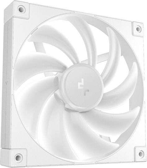Deepcool Fd14 Case Fan 140mm (1650rpm / 82.53cfm) με ARGB Φωτισμό και Σύνδεση 3-Pin / 4-Pin PWM 3τμχ Λευκό