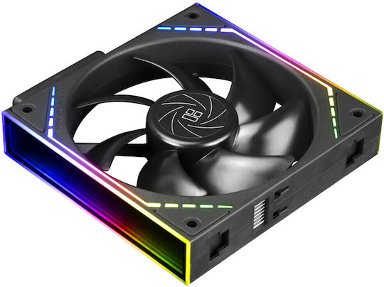 Thermalright M12Q Вентилатор За Кутия 120мм (2000 Оборота / 68.9 CFM) С ARGB Осветление 3 Бр