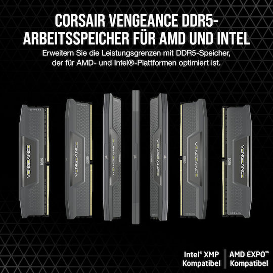 Corsair Vengeance 32GB DDR5 RAM cu Viteză 5200 pentru Desktop