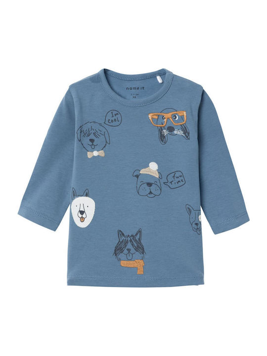 Kids' Shirt Long Sleeve Blue