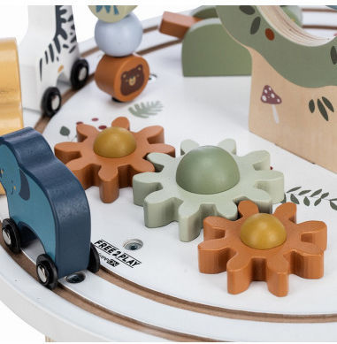FreeOn Activity Table made of Wood with Music and Sounds for 18++ Months