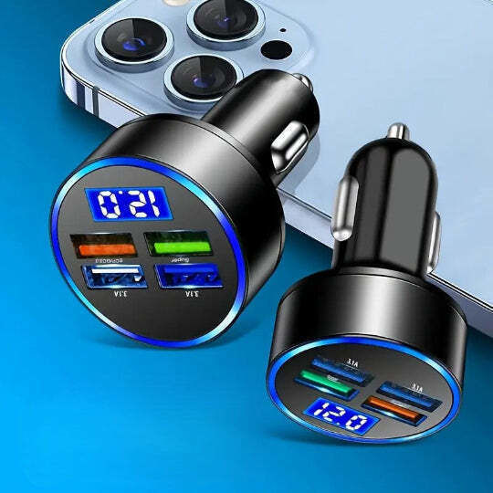 Φορτιστής Αυτοκινήτου με Θύρες: 4xUSB-A