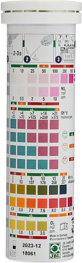 JBL JBL Aquarium-Wasserparameter-Tester Proaqua Streifen Easy 7-in-1 Testset Haustierbedarf