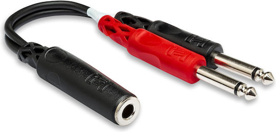 1m 2 Straight Head 6.35mm Guitar Cable Oxygen-free Copper Core Ts Large Two-core Cable