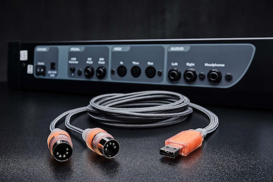ESI Midimate Ex Кабел 2x Midi мъж - USB-A мъжки 1.9м Черен (J30ES00010)