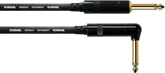 Cordial Kabel 6,3mm Stecker - 6,3mm Stecker 3m Schwarz (CCI 3 PR)