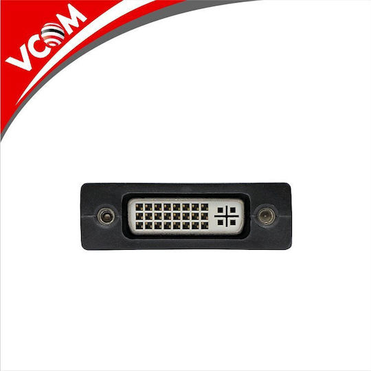 Vcom Adapter From Displayport M To Dvi F Black