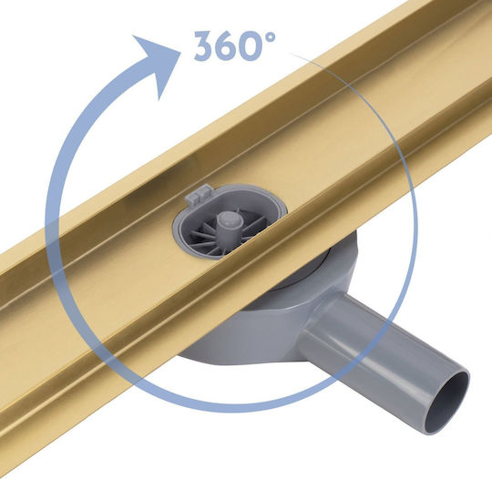 Rea Kanal Dusche Gold