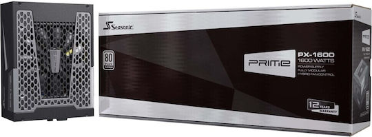 Seasonic Prime PX 1600W Schwarz Computer-Netzteil Vollständig modular 80 Plus Platin