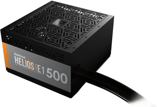 Gamdias Helios E1-500 500W Μαύρο Τροφοδοτικό Υπολογιστή Full Wired