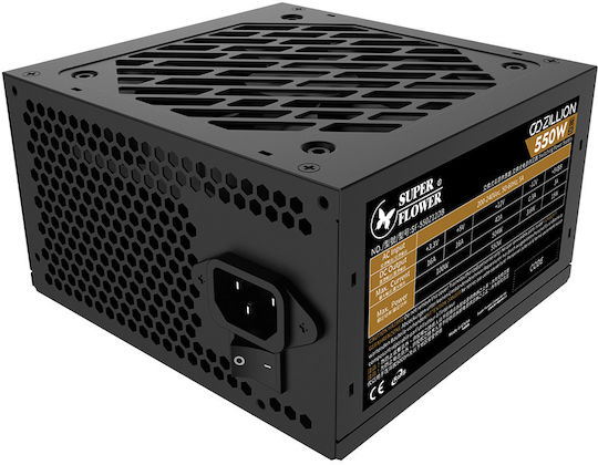Super Flower Zillion DB 850W Черен Компютърно захранване Пълен кабел 80 Plus Bronze