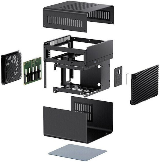 Jonsbo N2 Mini Tower Computergehäuse Schwarz
