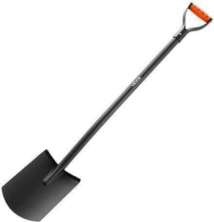 Vevor Lopată plată cu Mâner din Metal 48cm