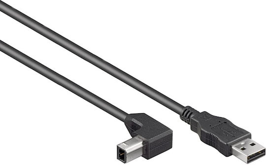 PremiumCord USB 2.0 Кабел USB-A мъжки - USB-B мъжки Черен 3м ku2ab3-90