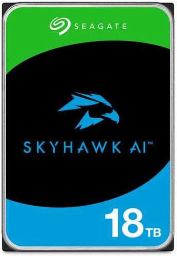 Seagate Skyhawk AI Surveillance 18TB HDD Hard Drive 3.5" SATA III 7200rpm with 256MB Cache for Recorder / NAS / Server ST18000VE002