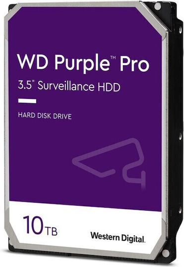 Western Digital Pro Smart Video 10TB HDD Σκληρός Δίσκος 3.5" SATA III 7200rpm με 512MB Cache για Server WD102PURP