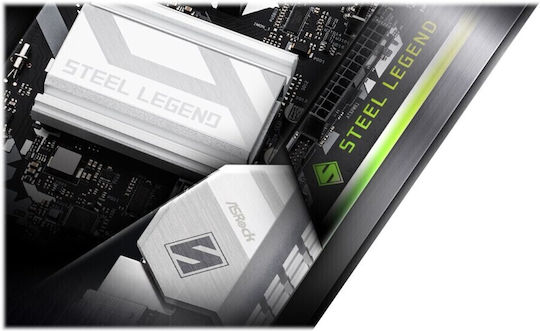 ASRock B660M Steel Legend Motherboard Micro ATX με Intel 1700 Socket 90-MXBH30-A0UAYZ