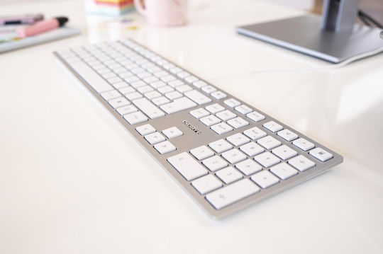 Cherry KC 6000 SLIM Keyboard Only English US Silver