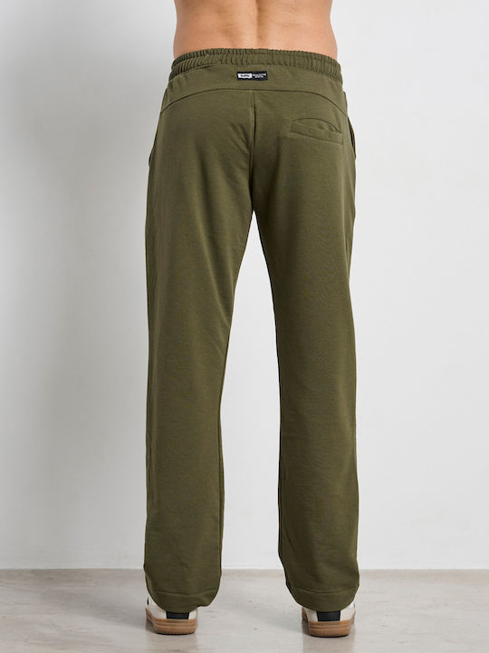 Sweatpants with Elastic Khaki