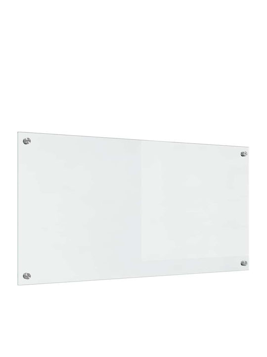 Vidaxl Kitchen Back Panel Transparent 100 x 50 x 0.8 cm Tempered Glass