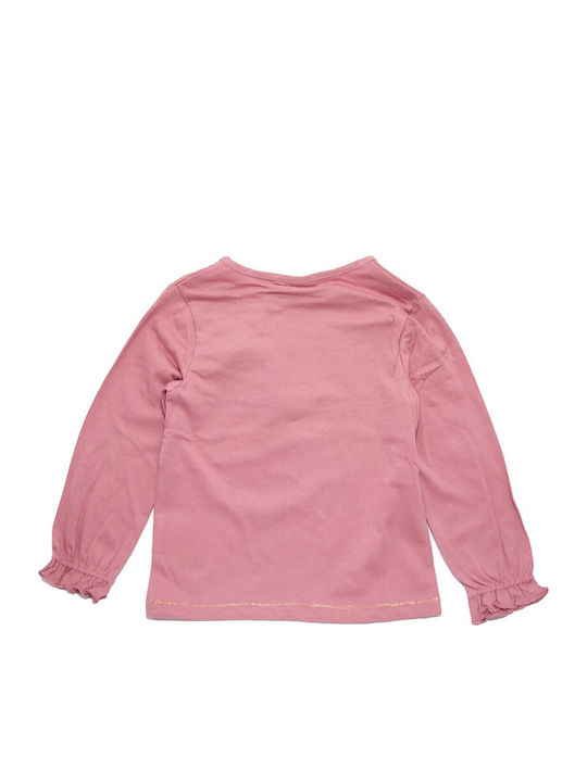 Kids' Shirt Long Sleeve Dusty Pink Frozen